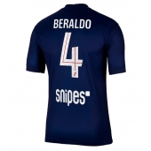 Moški Paris Saint-Germain Lucas Beraldo #4 Replika nogometni dresi Domači 2025-26 Kratek Rokav