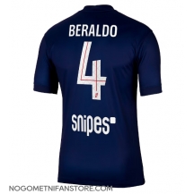 Moški Paris Saint-Germain Lucas Beraldo #4 Replika nogometni dresi Domači 2025-26 Kratek Rokav