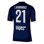 Moški Paris Saint-Germain Lucas Hernandez #21 Replika nogometni dresi Domači 2025-26 Kratek Rokav