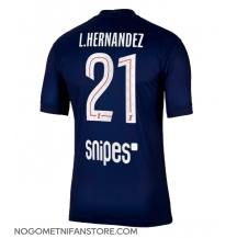 Moški Paris Saint-Germain Lucas Hernandez #21 Replika nogometni dresi Domači 2025-26 Kratek Rokav
