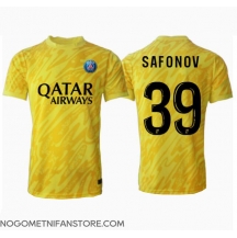 Moški Paris Saint-Germain Matvei Safonov #39 Vratar Replika nogometni dresi Tretji 2024-25 Kratek Rokav