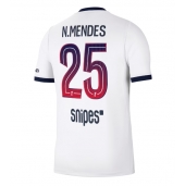 Moški Paris Saint-Germain Nuno Mendes #25 Replika nogometni dresi Gostujoči 2026-27 Kratek Rokav