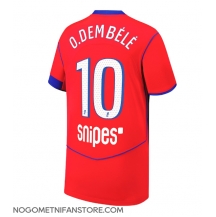 Moški Paris Saint-Germain Ousmane Dembele #10 Replika nogometni dresi Tretji 2025-26 Kratek Rokav