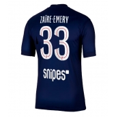 Moški Paris Saint-Germain Warren Zaire-Emery #33 Replika nogometni dresi Domači 2025-26 Kratek Rokav