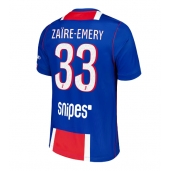 Moški Paris Saint-Germain Warren Zaire-Emery #33 Replika nogometni dresi Domači 2026-27 Kratek Rokav