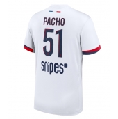 Moški Paris Saint-Germain Willian Pacho #51 Replika nogometni dresi Gostujoči 2025-26 Kratek Rokav
