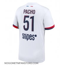 Moški Paris Saint-Germain Willian Pacho #51 Replika nogometni dresi Gostujoči 2025-26 Kratek Rokav