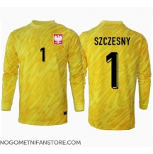 Moški Poljska Wojciech Szczesny #1 Vratar Replika nogometni dresi Domači EP 2024 Dolgi Rokav