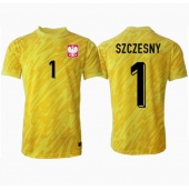 Moški Poljska Wojciech Szczesny #1 Vratar Replika nogometni dresi Domači EP 2024 Kratek Rokav