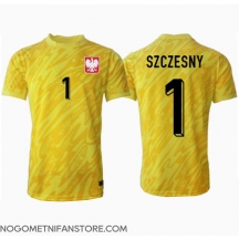 Moški Poljska Wojciech Szczesny #1 Vratar Replika nogometni dresi Domači EP 2024 Kratek Rokav