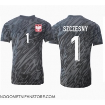 Moški Poljska Wojciech Szczesny #1 Vratar Replika nogometni dresi Gostujoči EP 2024 Kratek Rokav