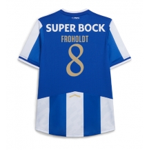 Moški Porto Victor Froholdt #8 Replika nogometni dresi Domači 2025-26 Kratek Rokav