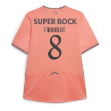 Moški Porto Victor Froholdt #8 Replika nogometni dresi Gostujoči 2025-26 Kratek Rokav