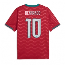 Moški Portugalska Bernardo Silva #10 Replika nogometni dresi Domači SP 2026 Kratek Rokav