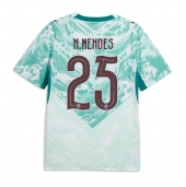 Moški Portugalska Nuno Mendes #25 Replika nogometni dresi Gostujoči SP 2026 Kratek Rokav