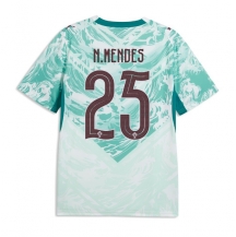 Moški Portugalska Nuno Mendes #25 Replika nogometni dresi Gostujoči SP 2026 Kratek Rokav