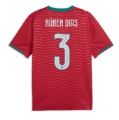 Moški Portugalska Ruben Dias #3 Replika nogometni dresi Domači SP 2026 Kratek Rokav