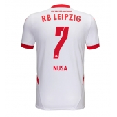 Moški RB Leipzig Antonio Nusa #7 Replika nogometni dresi Domači 2024-25 Kratek Rokav