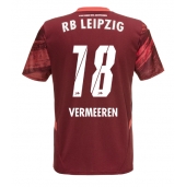Moški RB Leipzig Arthur Vermeeren #18 Replika nogometni dresi Gostujoči 2024-25 Kratek Rokav