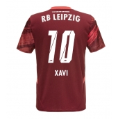 Moški RB Leipzig Xavi Simons #10 Replika nogometni dresi Gostujoči 2024-25 Kratek Rokav