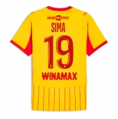 Moški RC Lens Abdallah Sima #19 Replika nogometni dresi Domači 2025-26 Kratek Rokav