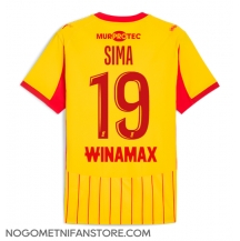 Moški RC Lens Abdallah Sima #19 Replika nogometni dresi Domači 2025-26 Kratek Rokav