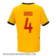 Moški RC Lens Kevin Danso #4 Replika nogometni dresi Domači 2024-25 Kratek Rokav
