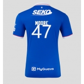Moški Rangers Mikey Moore #47 Replika nogometni dresi Domači 2025-26 Kratek Rokav