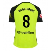 Moški Real Betis Vitor Roque #8 Replika nogometni dresi Gostujoči 2024-25 Kratek Rokav