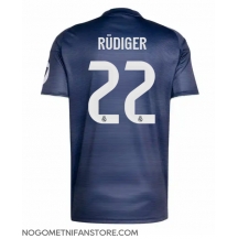 Moški Real Madrid Antonio Rudiger #22 Replika nogometni dresi Gostujoči 2025-26 Kratek Rokav