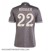 Moški Real Madrid Antonio Rudiger #22 Replika nogometni dresi Tretji 2024-25 Kratek Rokav
