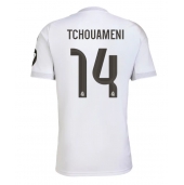 Moški Real Madrid Aurelien Tchouameni #14 Replika nogometni dresi Domači 2025-26 Kratek Rokav