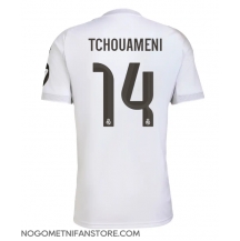 Moški Real Madrid Aurelien Tchouameni #14 Replika nogometni dresi Domači 2025-26 Kratek Rokav