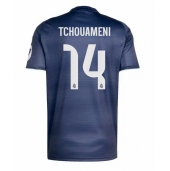 Moški Real Madrid Aurelien Tchouameni #14 Replika nogometni dresi Gostujoči 2025-26 Kratek Rokav
