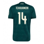 Moški Real Madrid Aurelien Tchouameni #14 Replika nogometni dresi Gostujoči 2026-27 Kratek Rokav