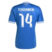 Moški Real Madrid Aurelien Tchouameni #14 Replika nogometni dresi Tretji 2025-26 Kratek Rokav