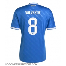 Moški Real Madrid Federico Valverde #8 Replika nogometni dresi Tretji 2025-26 Kratek Rokav