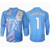 Moški Real Madrid Thibaut Courtois #1 Vratar Replika nogometni dresi Domači 2024-25 Dolgi Rokav