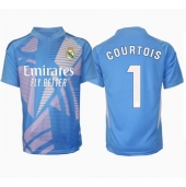 Moški Real Madrid Thibaut Courtois #1 Vratar Replika nogometni dresi Domači 2024-25 Kratek Rokav