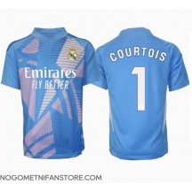 Moški Real Madrid Thibaut Courtois #1 Vratar Replika nogometni dresi Domači 2024-25 Kratek Rokav
