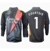 Moški Real Madrid Thibaut Courtois #1 Vratar Replika nogometni dresi Gostujoči 2024-25 Dolgi Rokav