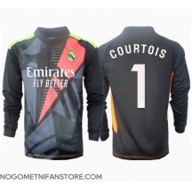 Moški Real Madrid Thibaut Courtois #1 Vratar Replika nogometni dresi Gostujoči 2024-25 Dolgi Rokav