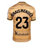 Moški Real Sociedad Brais Mendez #23 Replika nogometni dresi Gostujoči 2024-25 Kratek Rokav