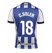 Moški Real Sociedad Carlos Soler #18 Replika nogometni dresi Domači 2025-26 Kratek Rokav