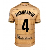 Moški Real Sociedad Martin Zubimendi #4 Replika nogometni dresi Gostujoči 2024-25 Kratek Rokav
