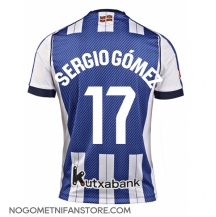 Moški Real Sociedad Sergio Gomez #17 Replika nogometni dresi Domači 2025-26 Kratek Rokav