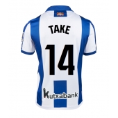 Moški Real Sociedad Takefusa Kubo #14 Replika nogometni dresi Domači 2024-25 Kratek Rokav