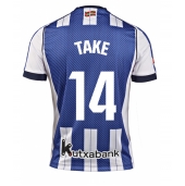 Moški Real Sociedad Takefusa Kubo #14 Replika nogometni dresi Domači 2025-26 Kratek Rokav