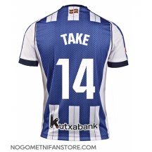 Moški Real Sociedad Takefusa Kubo #14 Replika nogometni dresi Domači 2025-26 Kratek Rokav