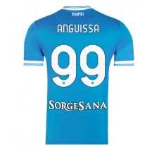 Moški SSC Napoli Frank Anguissa #99 Replika nogometni dresi Domači 2025-26 Kratek Rokav